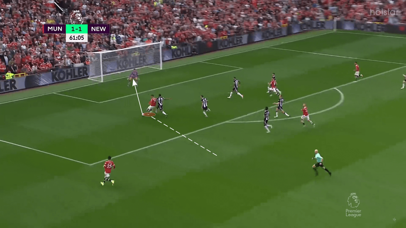 Analiza učinka: San Cristiana Ronalda Manchester United uzvrat protiv Newcastle Uniteda 1